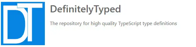 The logo of DefinitelyTyped project